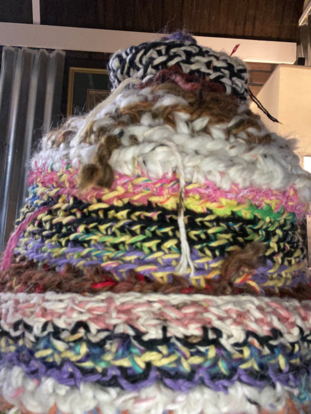 HANDMADE HIGH QUALITY  BEANIE (HORIZONTAL )