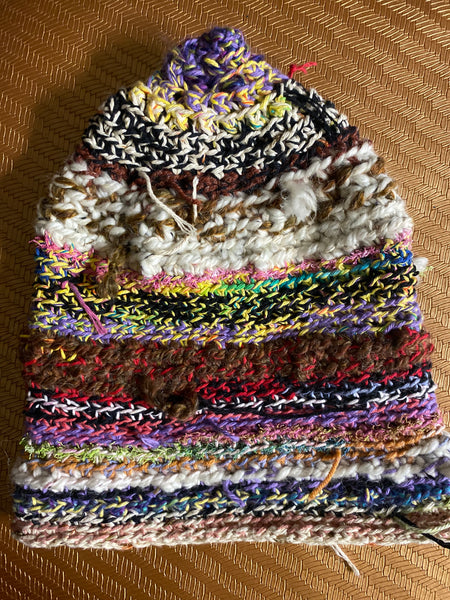 HANDMADE HIGH QUALITY  BEANIE (HORIZONTAL )